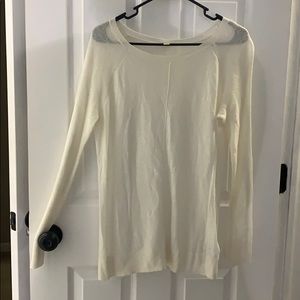 Gap White Lightweight Sweater